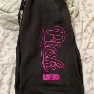Pink Draw String Sweats